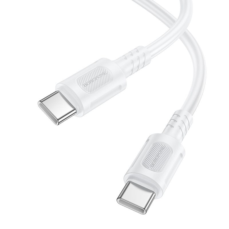 foto_add-303061 Borofone Cable BX111 Feliz - Type C to Type C - 60W 3A 1 metre white