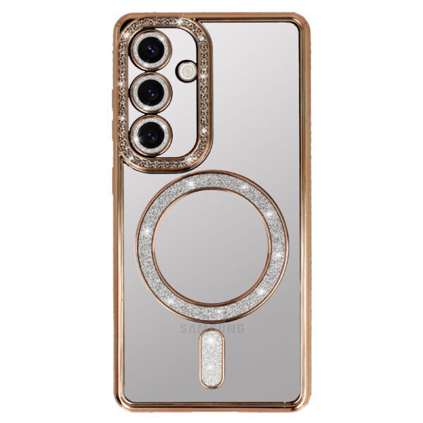Bling Magsafe Case for Samsung Galaxy A26 5G gold
