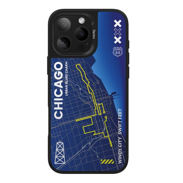 Benks Dynamic City Chicago Case for Iphone 16 Pro Max