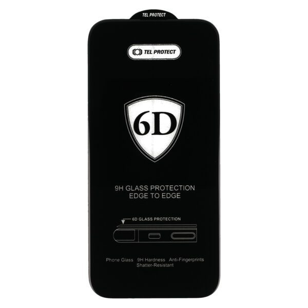 Tel Protect Full Glue 6D Tempered Glass for SAMSUNG GALAXY A16 4G/5G/A17 5G/A26 5G/M16 5G BLACK