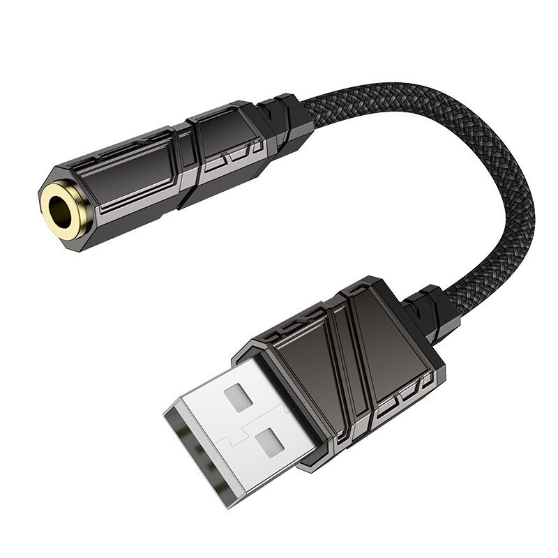 Borofone Adapter BV23 Dignity - USB to jack 3,5mm - black