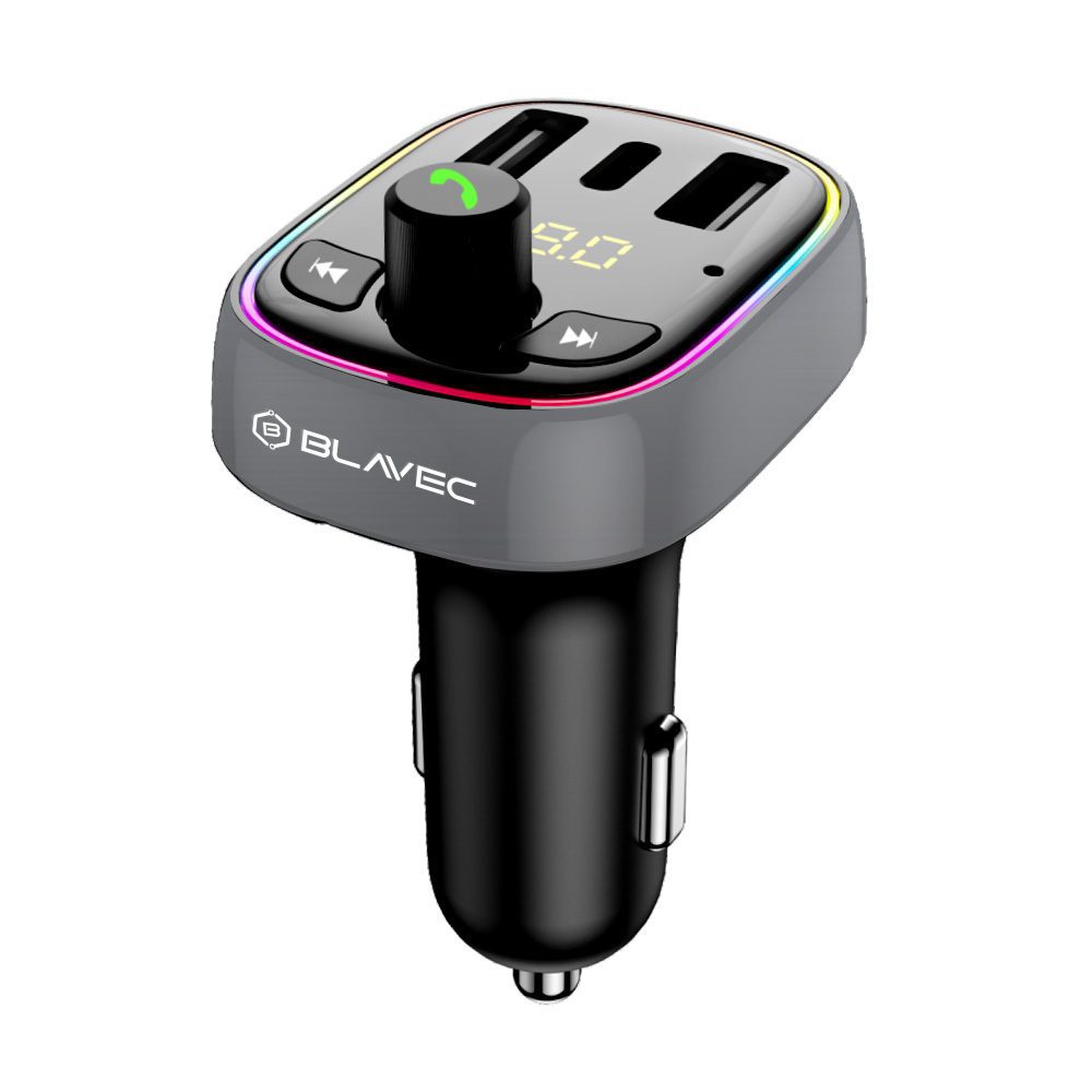 foto_add-308495 Blavec FM Transmitter Flash TR-03 MP3, Bluetooth - 2xUSB + Type C - PD 30W QC3.0 18W (TFMFTR03-B) black