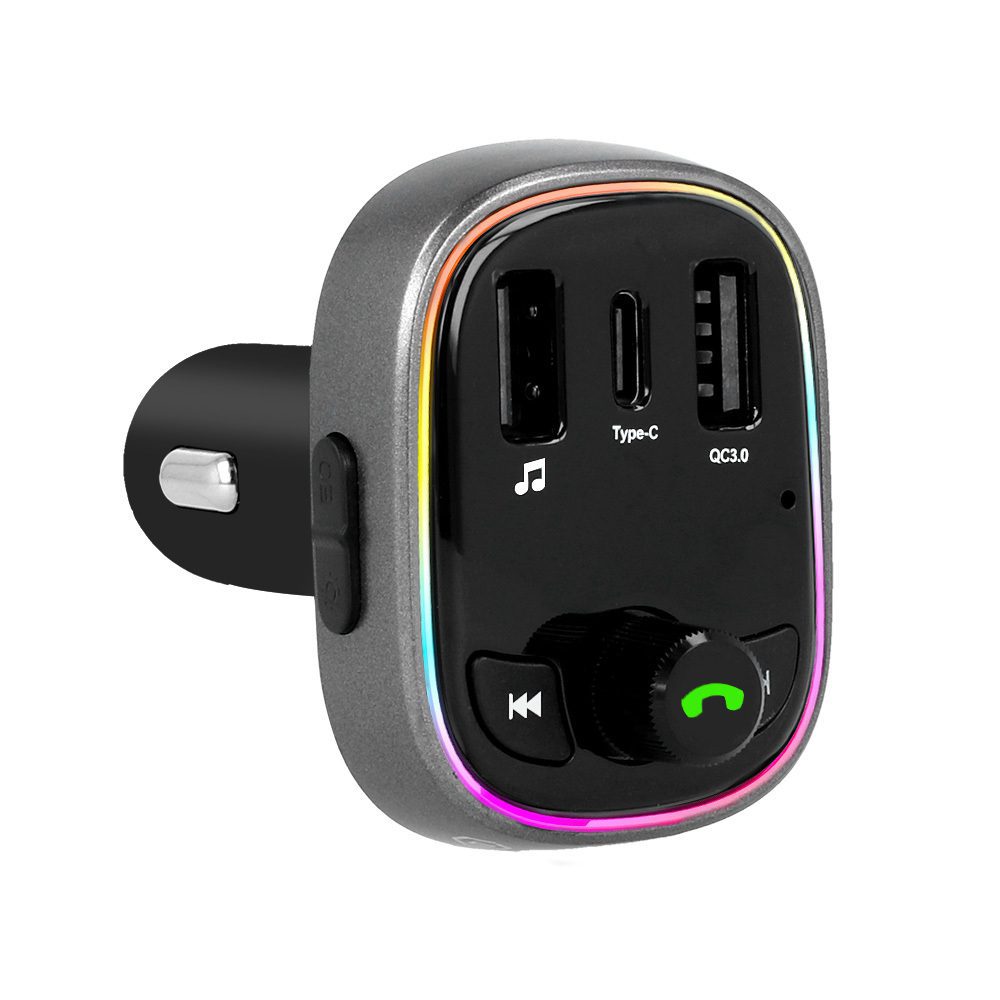 foto_add-308496 Blavec FM Transmitter Flash TR-03 MP3, Bluetooth - 2xUSB + Type C - PD 30W QC3.0 18W (TFMFTR03-B) black