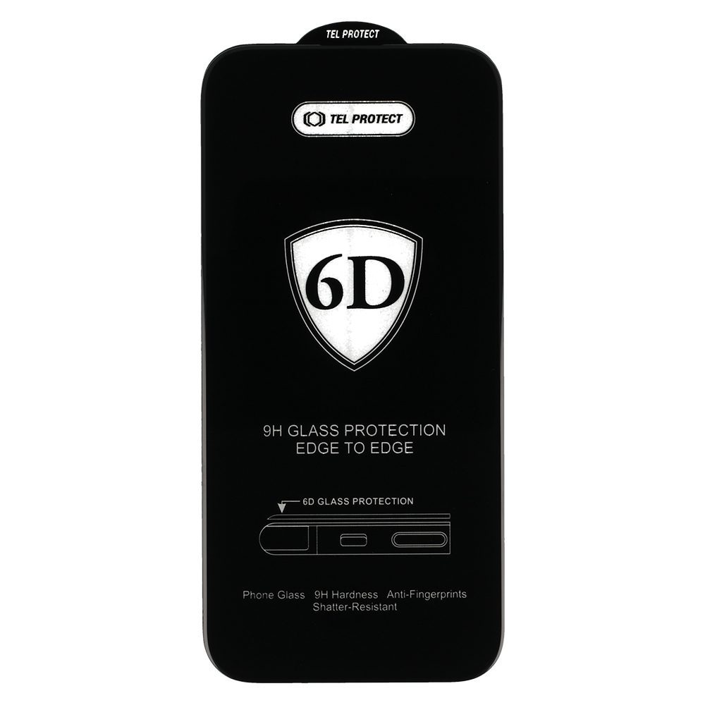 foto_add-308655 Tel Protect Full Glue 6D Tempered Glass for GOOGLE PIXEL 9A BLACK