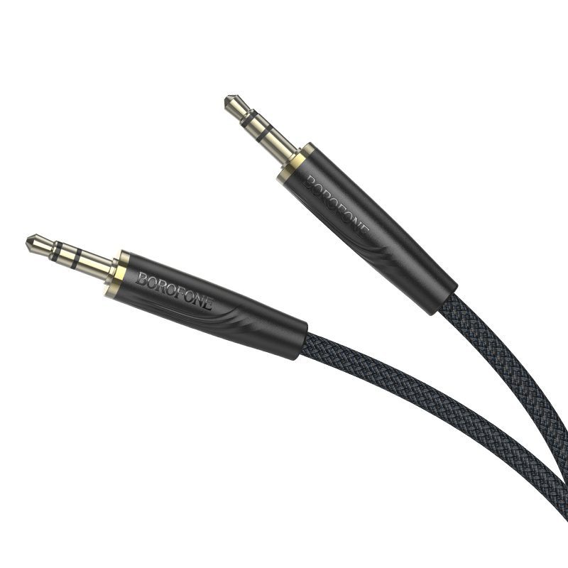 Borofone Cable AUX BL23 Refinado - jack 3,5mm to jack 3,5mm - 1 metre black
