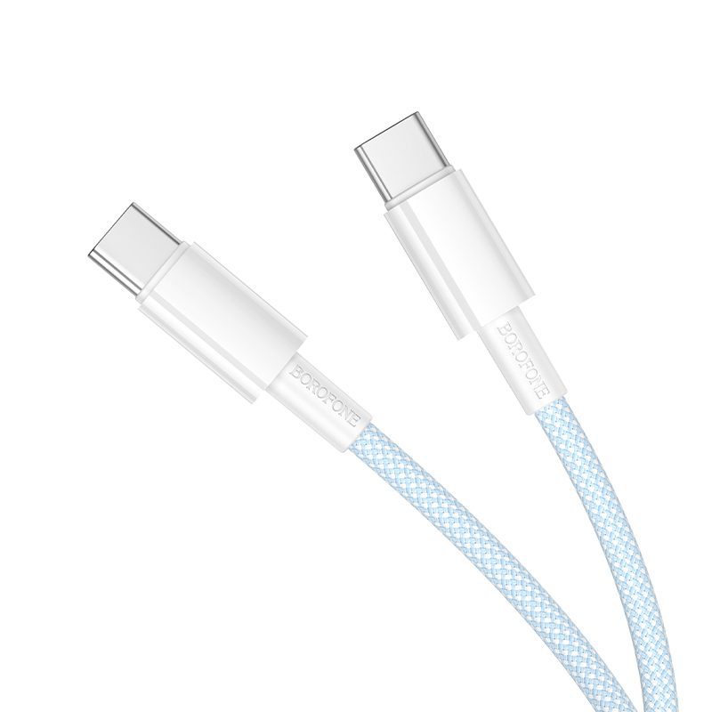 foto_add-308873 Borofone Cable BX117 Source - Type C to Type C - PD 60W 3A 1 metre blue