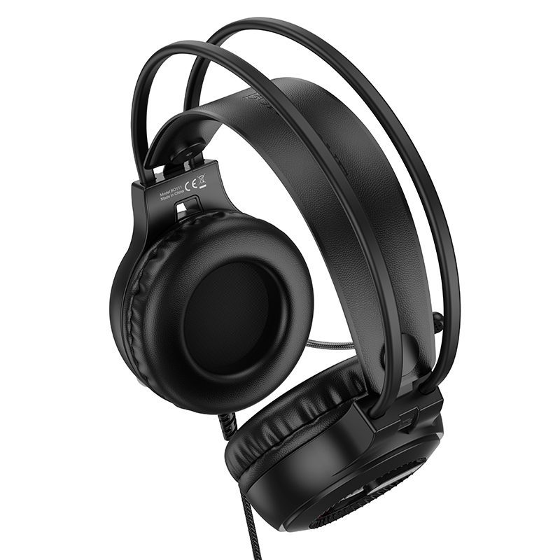 Borofone Headphones BO111 Eminent gaming with microphone black