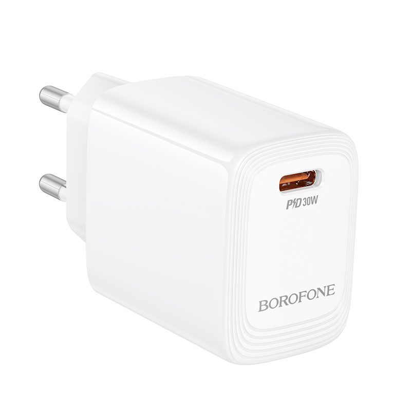 foto_add-308975 Borofone Wall charger BN28 Fuente - Type C - PD 30W white
