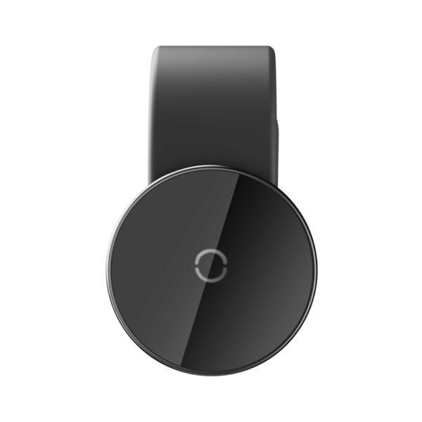 Rock Magnetic car holder Q11 with stick-on base with velcro to dashboard black