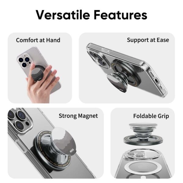 Rock PopSocket Boogie Serenity Series magnetic black