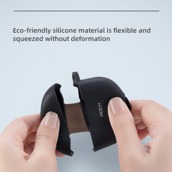 foto_add-310909 Rock Silicone case for Airpods 3 with snap hook black