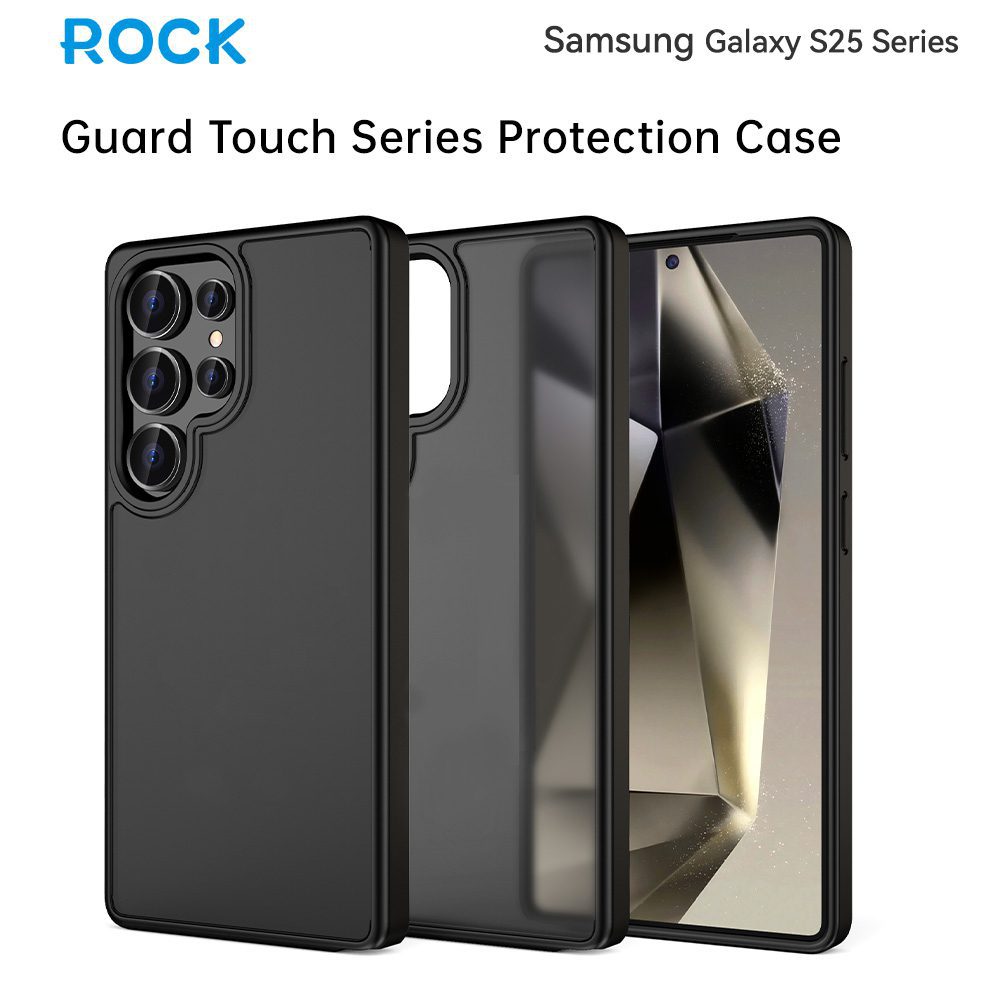 Rock Guard Touch Matte Series Case for Samsung Galaxy S25 black