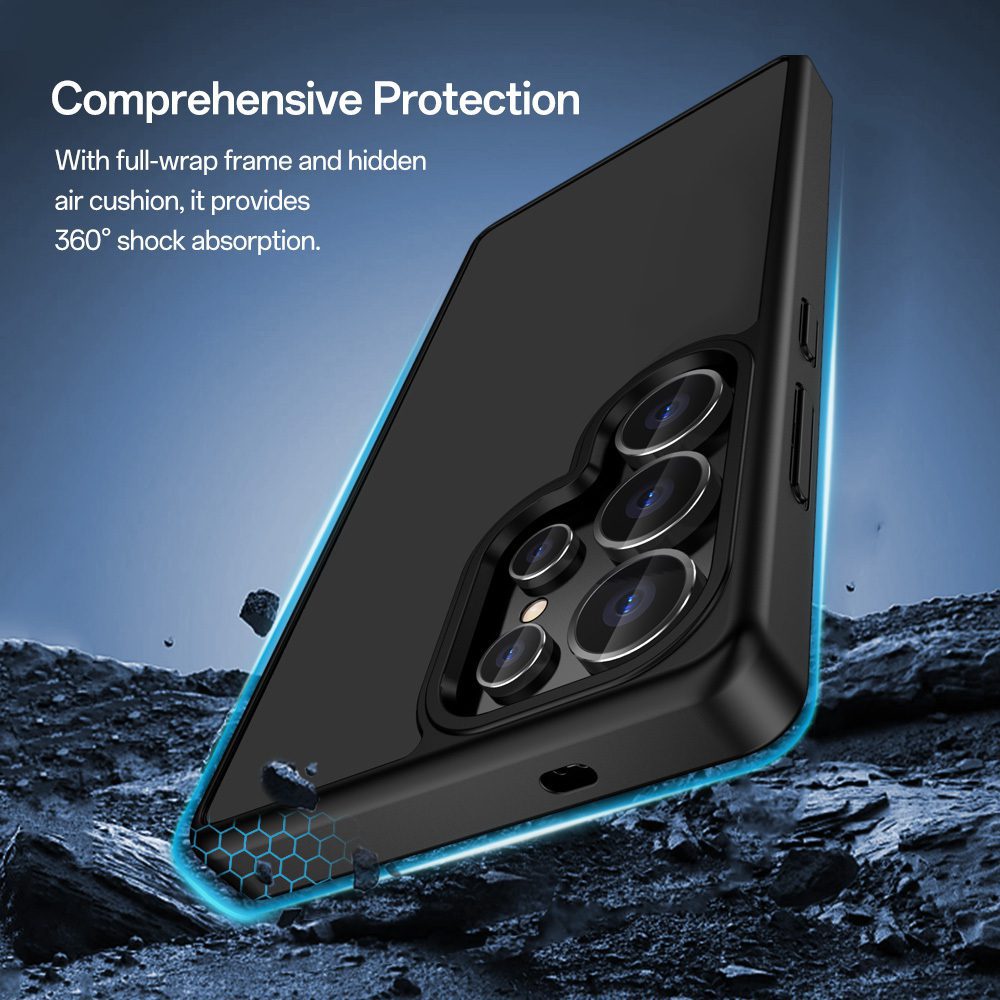 Rock Guard Touch Matte Series Case for Samsung Galaxy S25 black