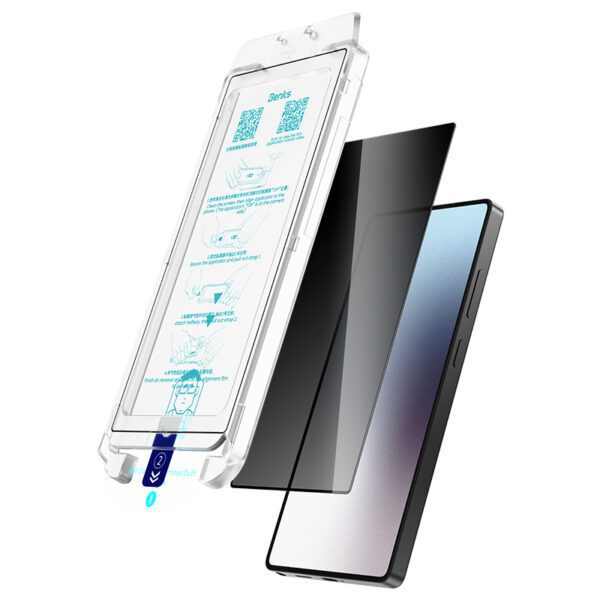 foto_add-313696 Benks Tempered glass Ultra Shield Privacy for Samsung Galaxy S25 Ultra (with fingerprint unlock)