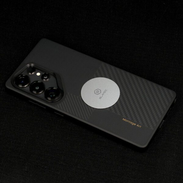 Blavec Metal plate for magnetic holder BM-03 set of 2 pieces round (40mm) black and silver