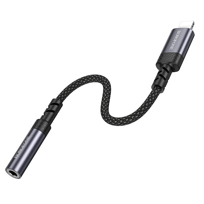 foto_add-317180 Borofone Adapter BV24 Graceful - Lightning to jack 3,5mm - grey