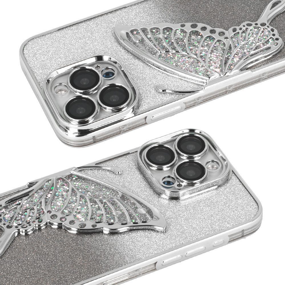 foto_add-318493 Tel Protect Butterfly Water Case for Iphone 16e silver
