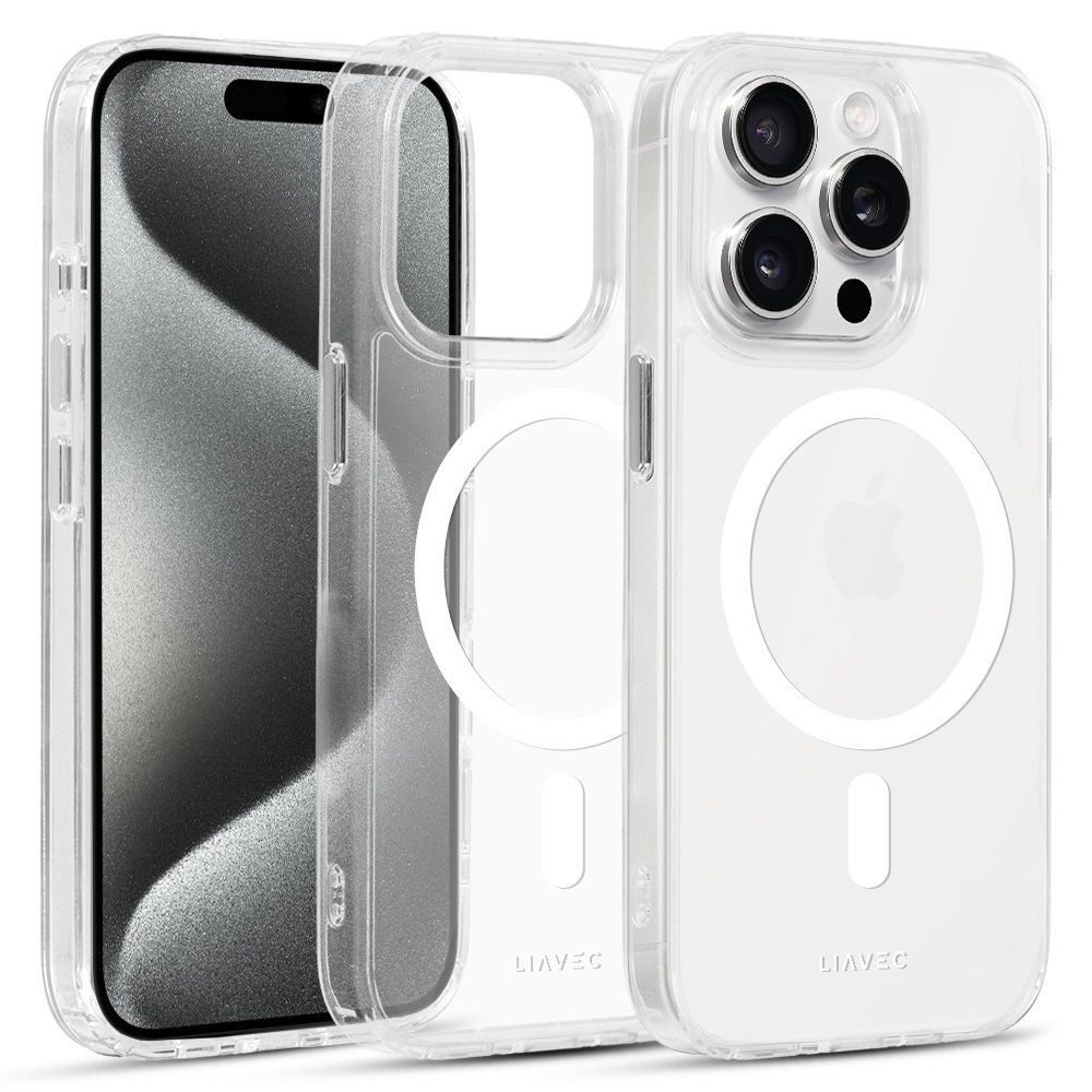 foto_add-318742 Liavec Glossy Magsafe Clear Case do Iphone 13/14 white