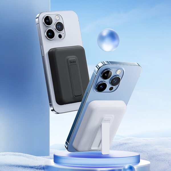 foto_add-319524 Benks Power bank 6000mAh MP09 - Type C - magnetic with induction charging black