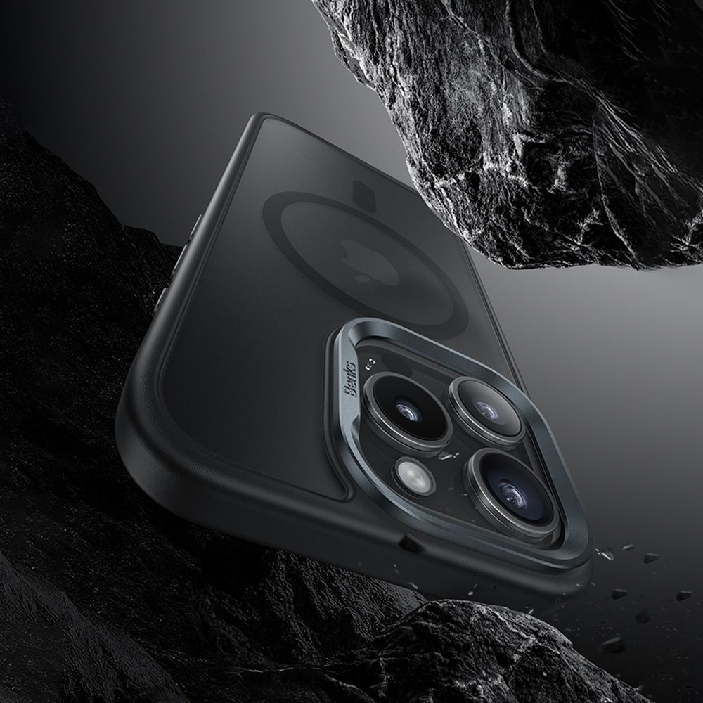 Benks Magnetic Mist Case Metal Frame for Iphone 16 Pro titanium