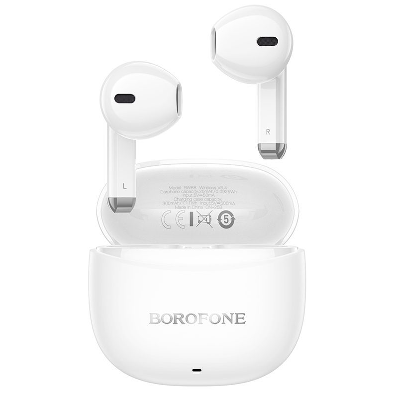 Borofone TWS Bluetooth Earphones BW88 Deep Rhyme white