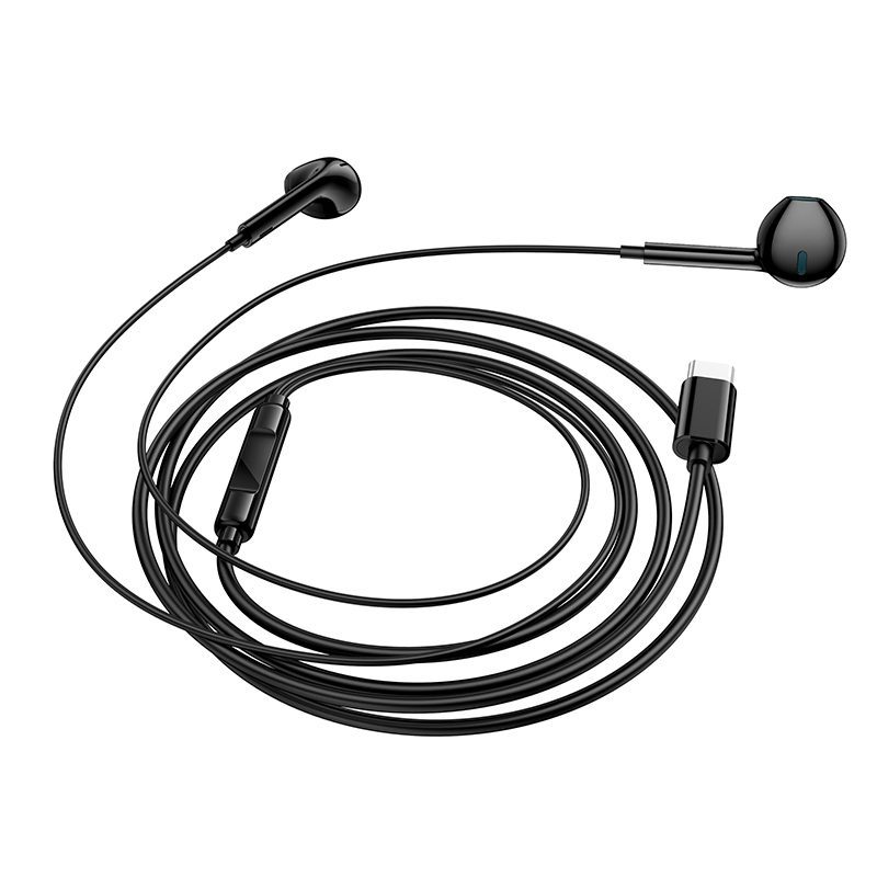 Borofone Earphones BM100 Fuente with microphone Type C (DAC) black