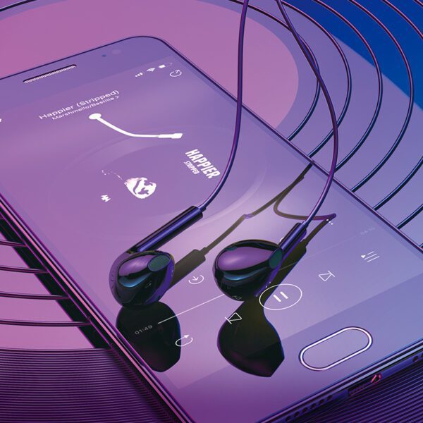 Borofone Earphones BM100 Fuente with microphone Type C (DAC) black