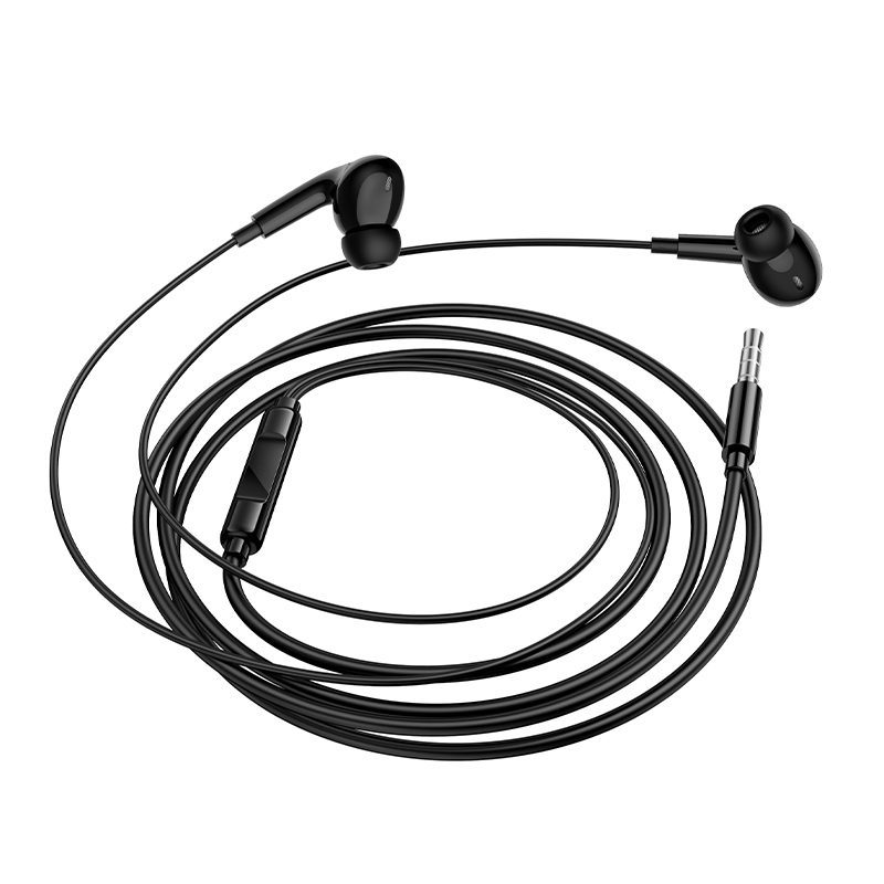 Borofone Earphones BM100 Pro Fuente with microphone black