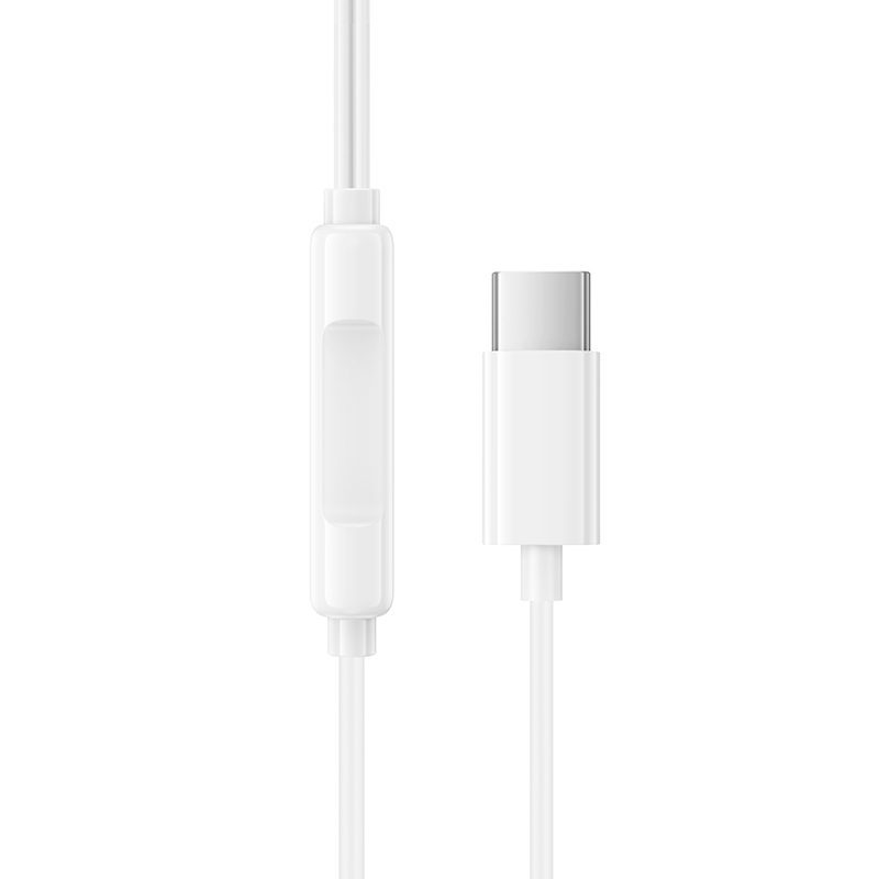 Borofone Earphones BM100 Pro Fuente with microphone Type C (DAC) white