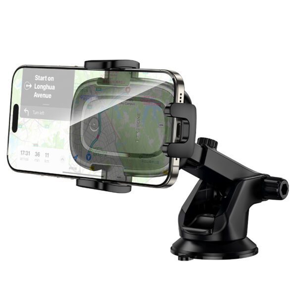 Borofone Car holder BH223 Follower with induction charging to windshield black