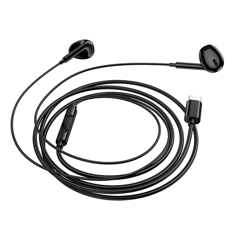 Borofone Earphones BM100 Max Fuente with microphone Type C (DAC) black