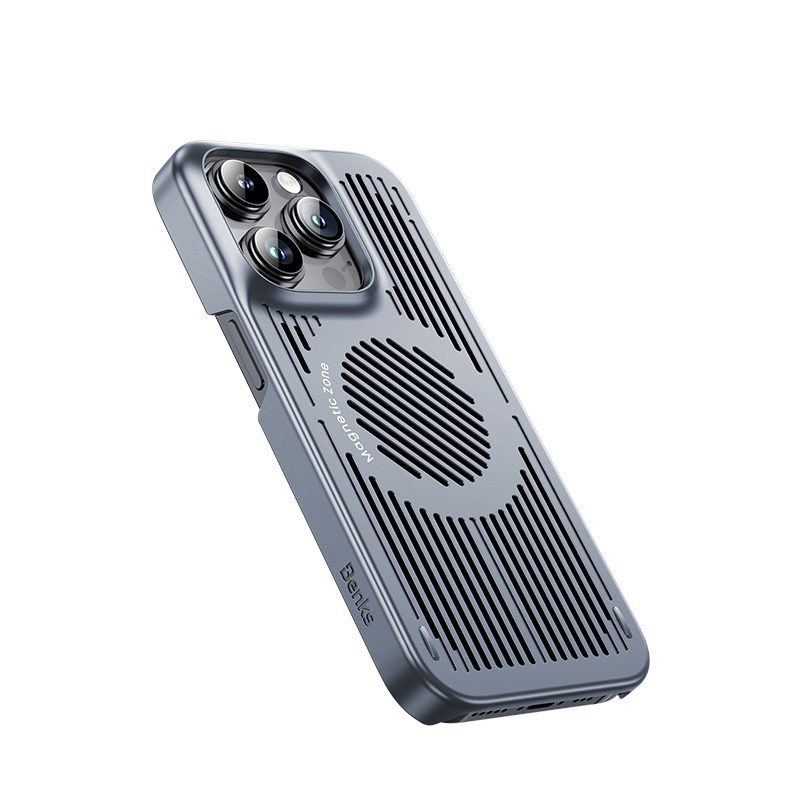 Benks Magnetic Biliz Cooling Case (0060) for Iphone 15 Plus grey