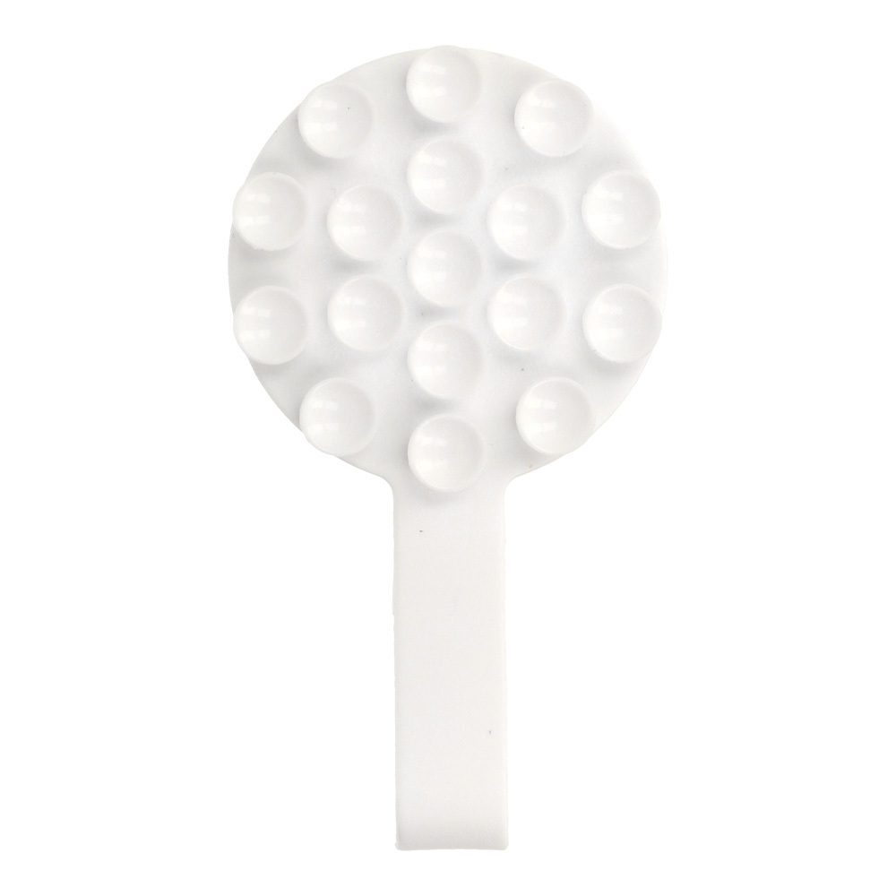 Silicone suction phone holder magnetic with ring MSH9 white