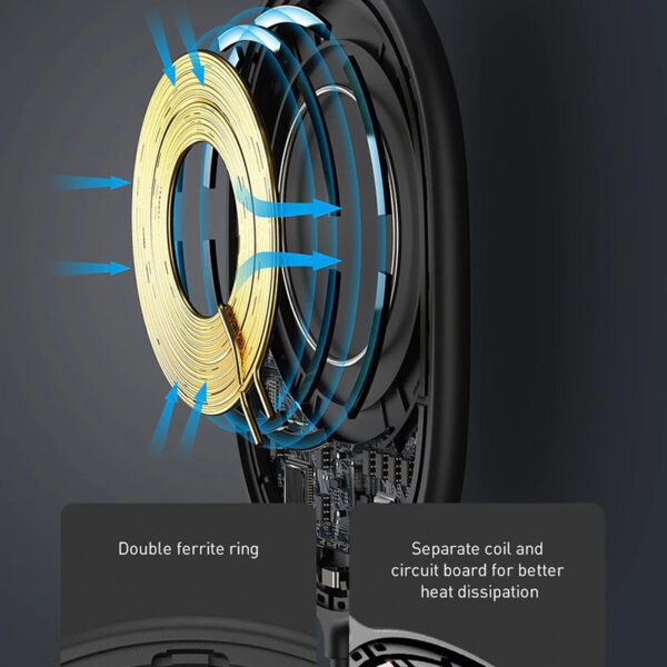 foto_add-88931 Baseus Induction Charger LIGHT Magnetic Iphone 12 with Type C cable (WXQJ-02) White
