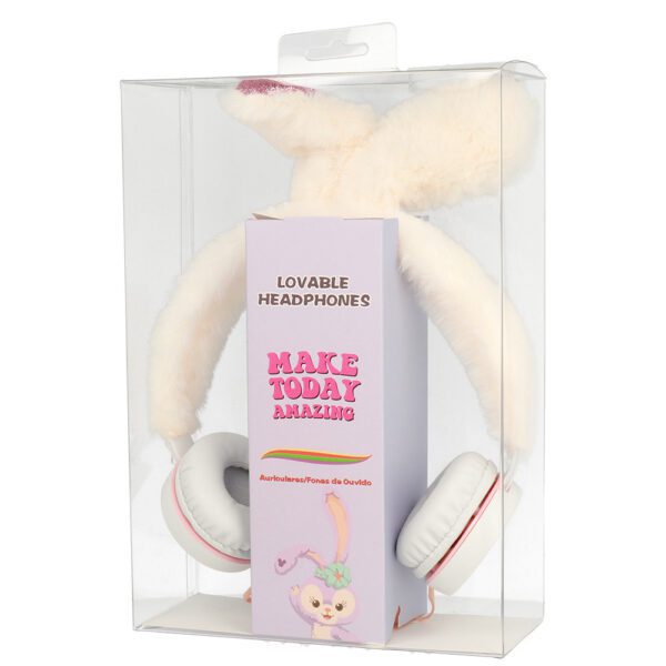 GJBY headphones - Plush RABBIT White