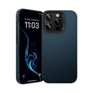 Benks Magnetic Armor Tint Kevlar 1000D (S066) for Iphone 16 Pro Max blue