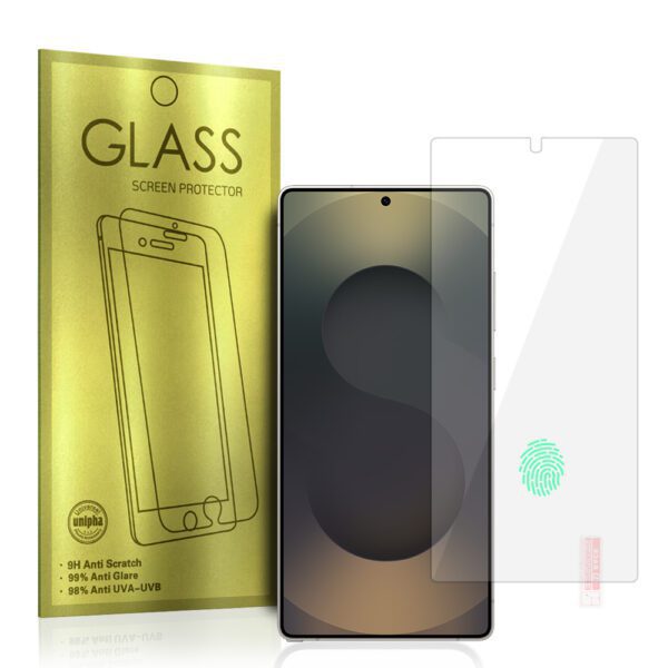 product-100562 Tempered Glass Gold for SAMSUNG GALAXY S25 ULTRA (with fingerprint unlock)