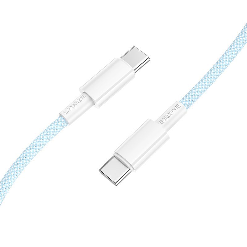 product-100620 Borofone Cable BX117 Source - Type C to Type C - PD 60W 3A 1 metre blue