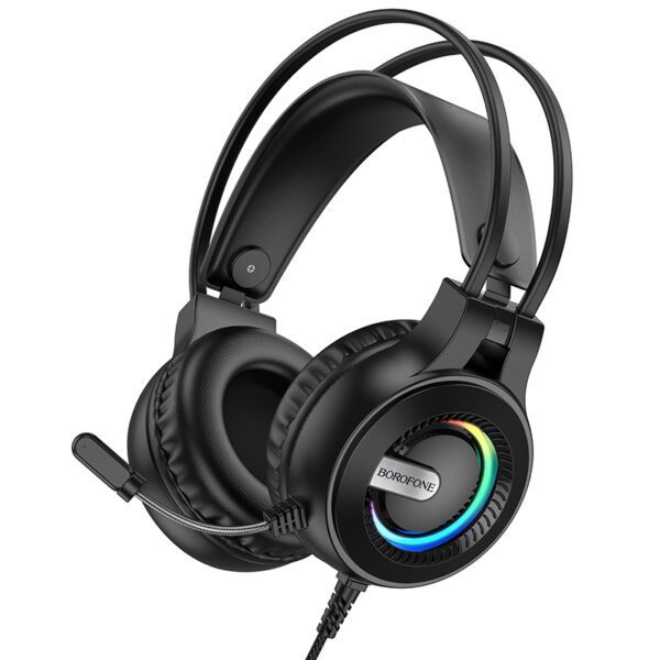Borofone Headphones BO111 Eminent gaming with microphone black