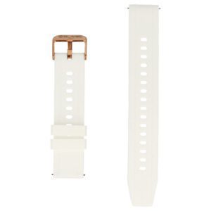 Blavec Universal watch band for W-17 Amber 18mm silicone white