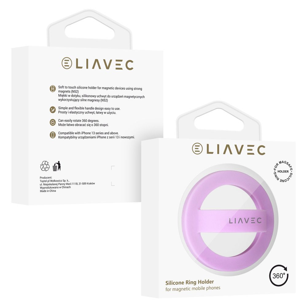 product-100994 Liavec Ring Magsafe light purple