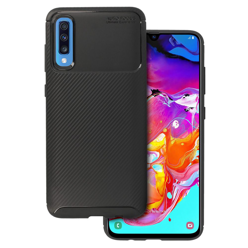 Tel Protect Carbon Elite for Samsung Galaxy A70 Black