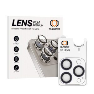 product-101255 Tempered glass Tel Protect 3D Lens on camera for Iphone 14 Pro/14 Pro Max purple (lens 3 pieces)