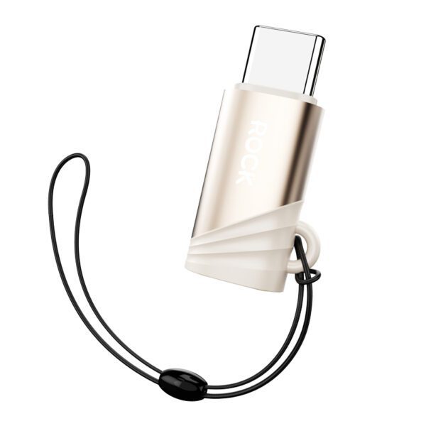 Rock Adapter L12 - Type C (female) to Lightning (male) - PD 30W titanium