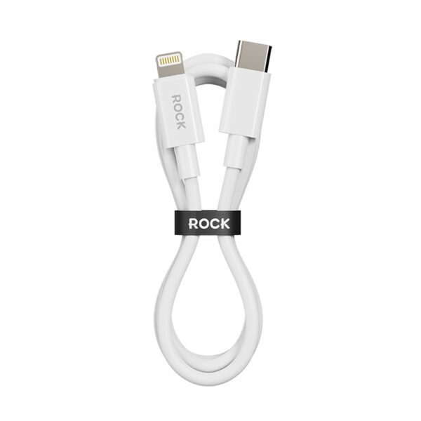 product-101391 Rock Cable P8 Basic Series - Type C to Lightning - PD 27W 3A 1 metre white