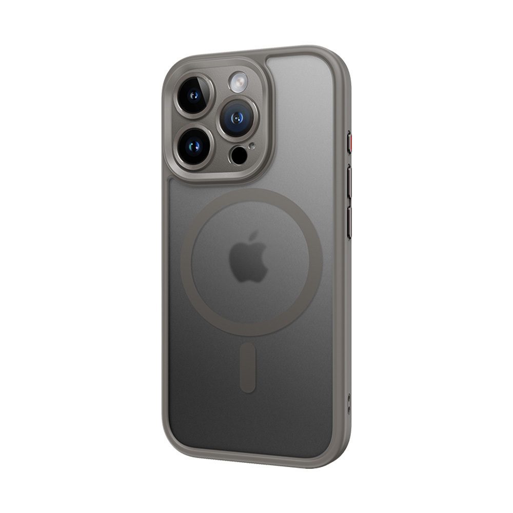 Rock Guard Touch Matte Series Magnetic Case for Iphone 16 Pro Max grey
