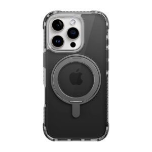 Rock Rotating Stand Crystal Series Magnetic for Iphone 16 Pro black