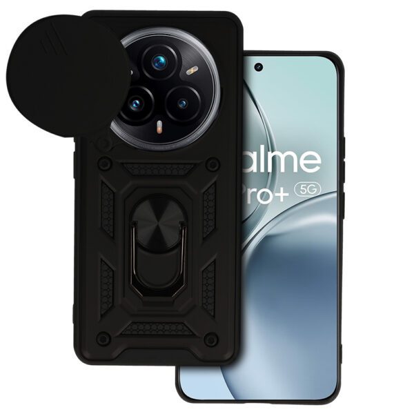 product-101916 Slide Camera Armor Case for Realme 14 Pro 5G Black
