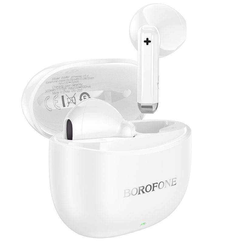 Borofone TWS Bluetooth Earphones BW88 Deep Rhyme white