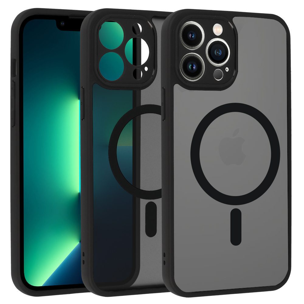 Full Matte Mag Cover for Iphone 13 Pro Max black